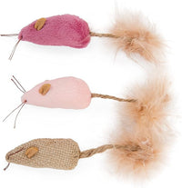 Petlinks (3 Count) 3 Blind Mice Catnip Cat Toys - Randomly Selected Color, 3 Count