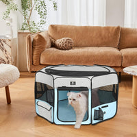 X-ZONE PET Foldable Dog Playpen - Large / Blue - image 3