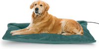 Outdoor Cat Heating Pad, 15.7" x 11.8", 30W, Grey – Essentials for Cats - Green / 35.4"L x 23.6"W