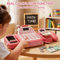 49Pcs Cash Register Toy Set - Pink - image 4