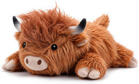 SQEQE Weighted Stuffed Animals Capybara Plush - Scotch Cow / Medium(13.8 Inch)