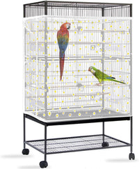 Bird Cage Seed Catcher, Large Bird Cage Cover - White, Daisy Design