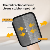 NVNAN Pet Hair Removal Glove for Dogs & Cats - Fabric Pet Hair Gloves + Pet Grooming Brush - image 4