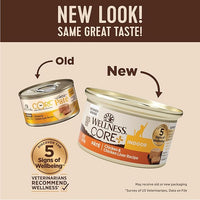 Wellness CORE+ Indoor Pate Adult Wet Cat Food, Natural, Protein-Rich, Grain Free, 3 Ounce, 12 Pack (Chicken & Chicken Liver)