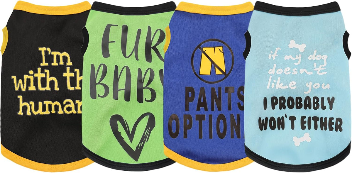 Elevate Your Pet's Seasonal Style with Playful Panache: 4-Piece Set - L-(9~17lb) | Chest(~17.5") / Classic 4pc Set 2