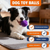 Colorful Tennis Balls for Dogs, Non Squeaky - Small-2in / 8P - image 4