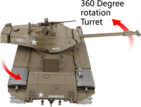 Heng Long 1/16 RC Walker Bulldog tank M41A3, modified edition with metal tracks - view 3