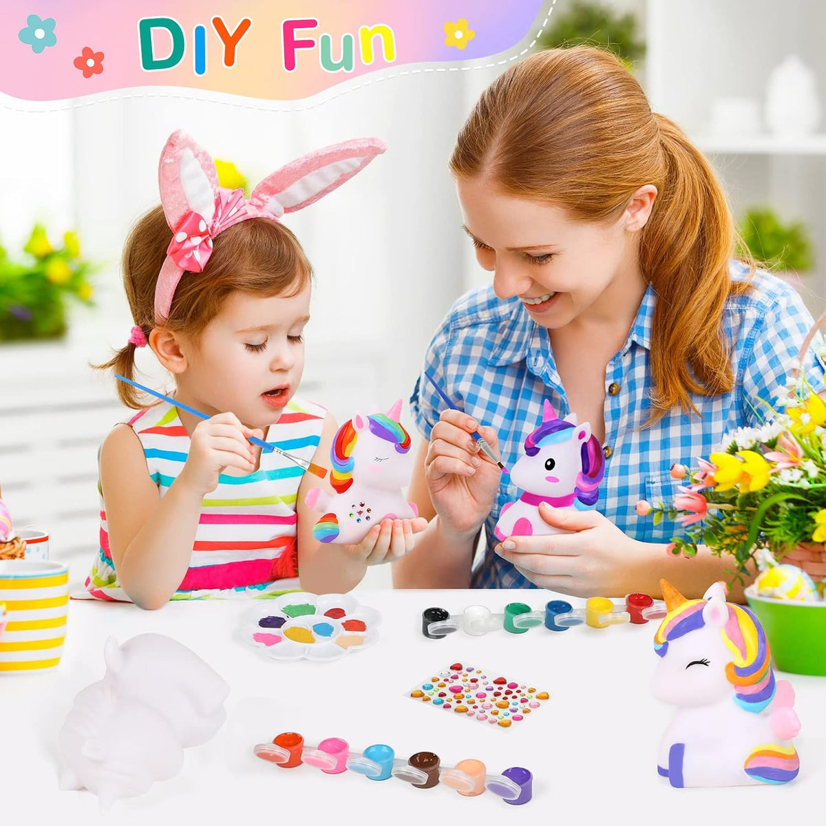 dededa Paint Your Own Unicorn Night Light Art Kit - image 2