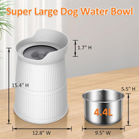 15.4in High Elevated Dog Water Bowls - image 2