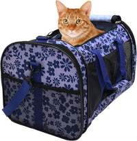 Soft-Sided Pet Carrier for Cats & Small Dogs, 22 lb, 19-Inch