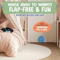 Fairy Door Interior Pet Door - Blue - image 4