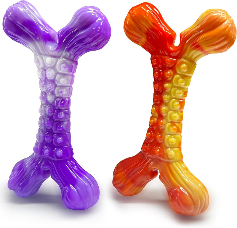 WOWBALA Dog Toys for Aggressive Chewers - Yellow