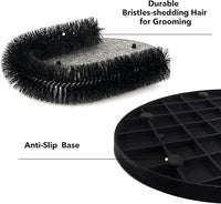 PetPrime Cat Arch Groomer Self Grooming Cat Back Scratcher Cat Brush Arch Massager Self Groomer Cat Scratcher Brush Upgraded Version With Interactive Butterfly For Indoor Cats