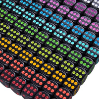 AUSTOR 100 Pcs 6 Sided Game Dice Set - 100 Pieces Round D - image 2
