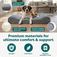 FurHaven Orthopedic Dog Bed for Large Dogs - Giant/XXXL / Gray - image 4