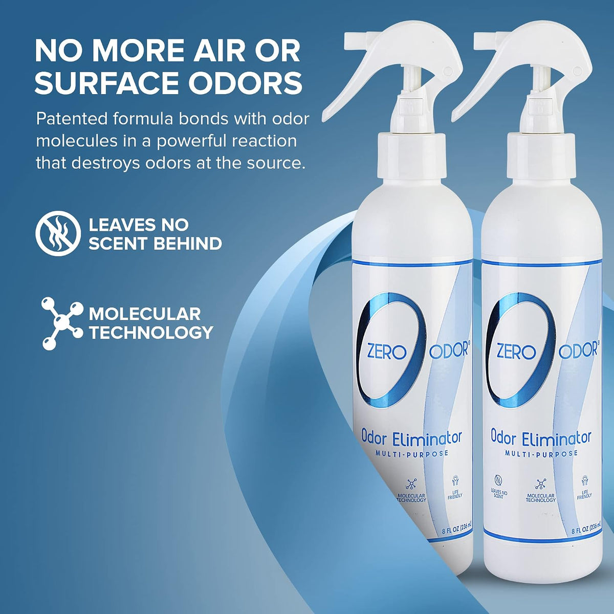 Zero Odor Multi-Purpose Odor Eliminator - 8 Fl Oz (Pack of 2) - image 2