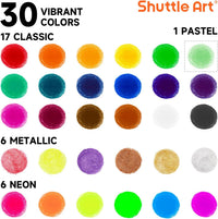 Tempera Paint Sticks, 15 Colors Solid Tempera Paint for Kids - 30 Colors with 1 Drawing Pad - image 2
