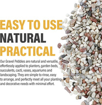 CJGQ 2.4lb Aquarium Gravel for Plants - AK Stones / 18 lb (1/5 in) - image 2