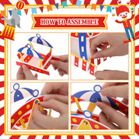 Epakh 3 Set Carnival Ferris Wheel Centerpiece Party Decor - 3 - image 3
