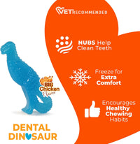 Nylabone Puppy Pacifier Chew Toy - Dinosaur / Small - image 4