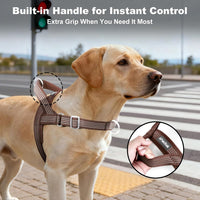 No Pull Dog Harness with Handle - Chocolate / L - image 3