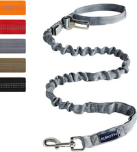 AUROTH Bungee Dog Leash for Large Dogs - Grey / MAX: 4.5 FT