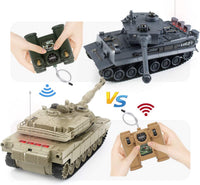 BEAURE Rc Tanks, 1:28 WW2 M1A2 America Army Tank Toys for Boys - Gray - image 4