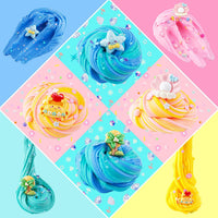LAWOHO 18 pack butter slime kit for girls with slime add-ins and charms - view 24