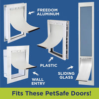 Best Pet Flap Large Replacement Dog Door Non PVC Flap Fits PetSafe - Large 10 1/8" x 16 7/8" (Pack of 2) - image 2
