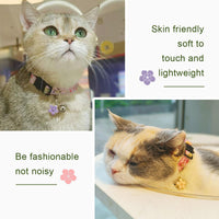 Yizepet Cat Collars with Bells, Breakaway Kitten Collar - flower - image 4