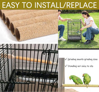 20Pcs Sand Perch Covers for Bird - Yellow / 20pcs 7.5" x 0.43" - image 4