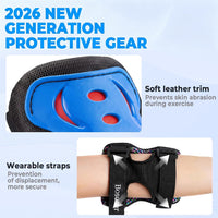 BOSONER knee pads for kids set with elbow pads and wrist guards - view 10