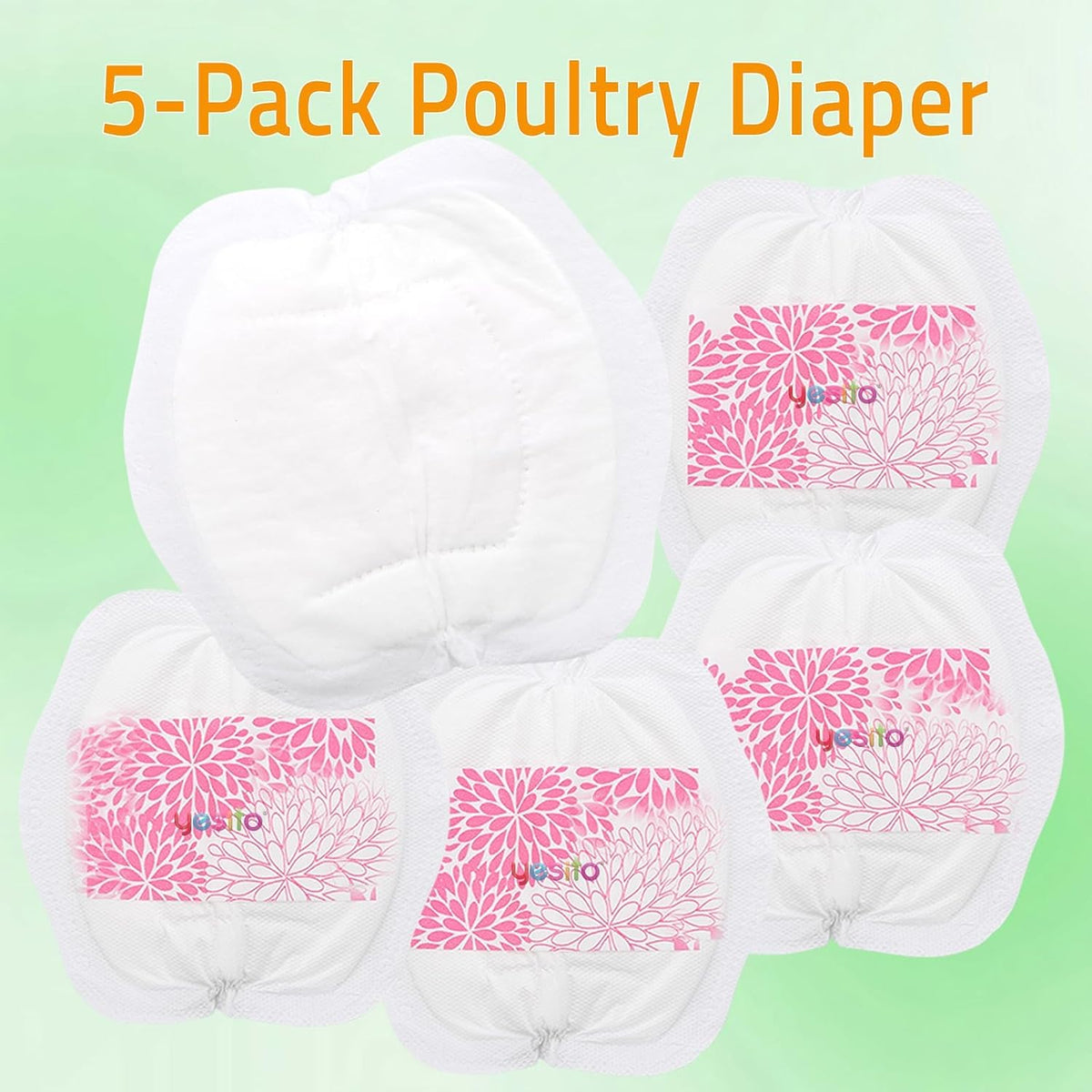 Adjustable Chicken Harness Diaper - Small / Camouflage pink - image 2