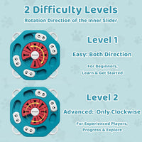 MateeyLife Dog Puzzle Toy, Puppy Enrichment Toys for IQ Training – Essentials for Dogs - L2, Blue - image 2