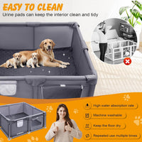 Whelping Box for Dogs and Puppies - 48×48×18in - image 3