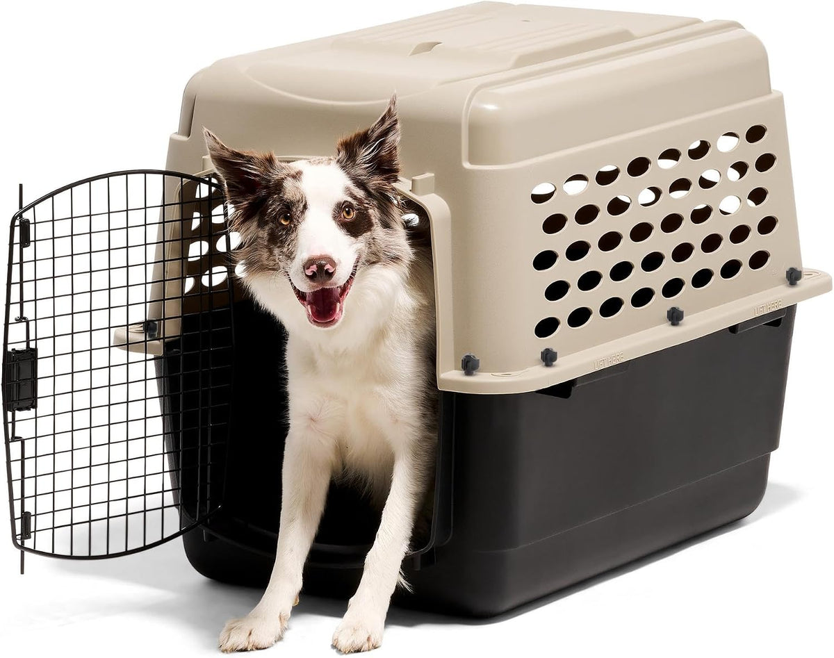 Petmate Vari Dog Kennel, Carrier for Large Dogs, Taupe and Black - 32.0"L x 22.5"W x 24.0"H / Kennel Only - image 2