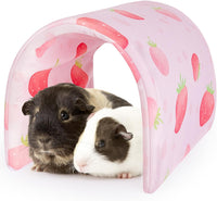 Bienbee Guinea Pig Tunnel, Guinea Pig Hideout - Pink Strawberry