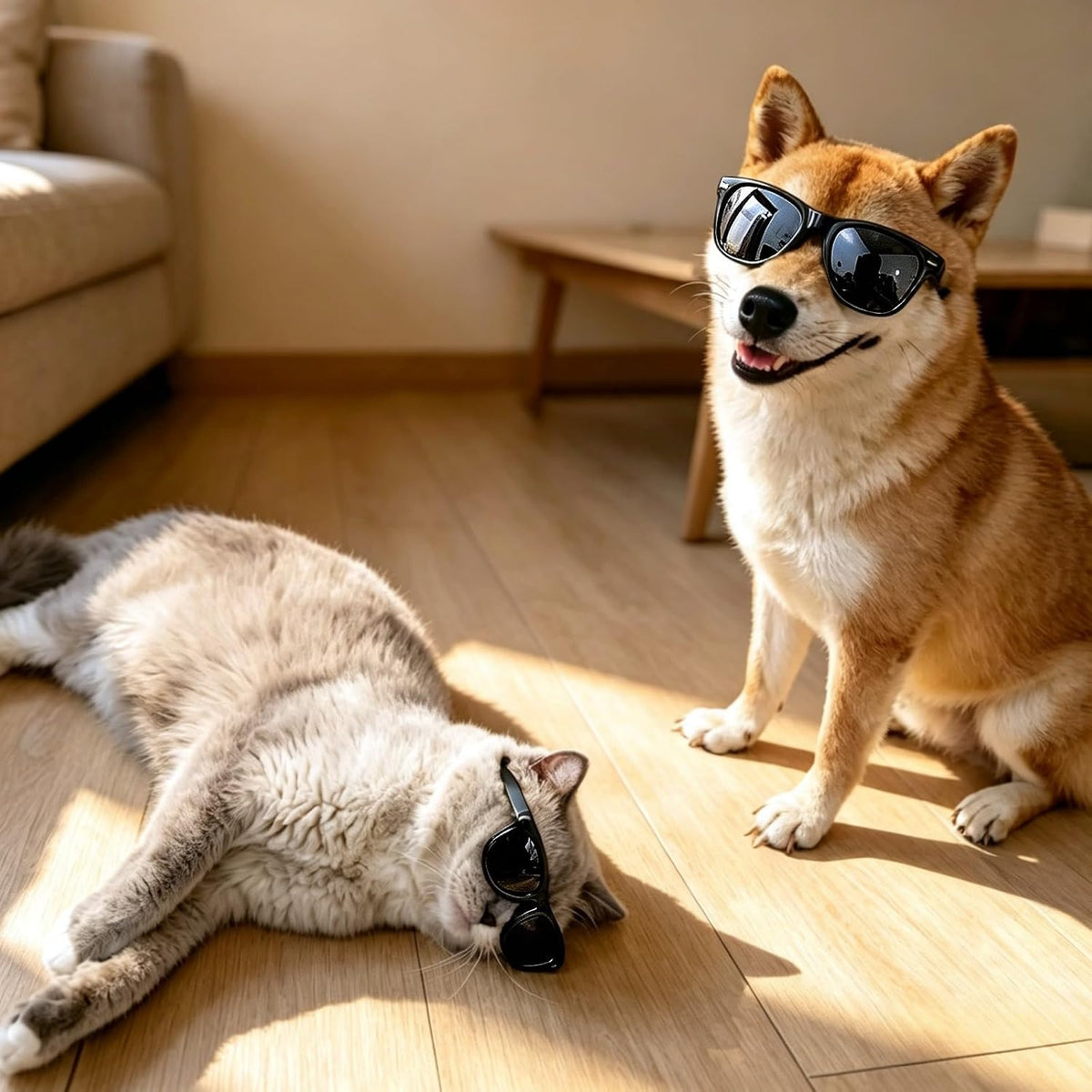 Dog Sunglasses for Medium Dogs - Black / Medium - image 2