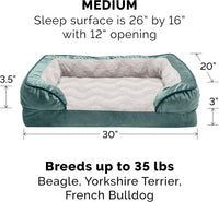 FurHaven Cooling Gel Dog Bed for Large Dogs - Medium / Celadon Green - image 2
