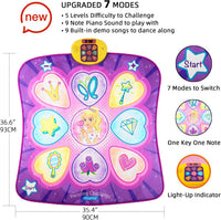 SUNLIN Dance Mat for Girls Ages 3-8 - Purple - image 2