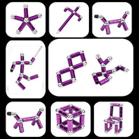 Fidget Pen, Decompression Magnetic Fidget Toy Pen - Purple - image 4
