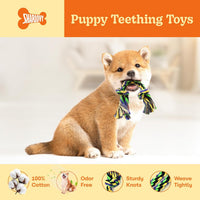 Dog Rope Toy for Large Dogs Heavy Duty Dog Chew Toys for Aggressive - 5 Pack / Small - image 2