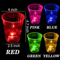 40 Pcs Glowing Party Cups 16oz for Indoor Outdoor - image 2