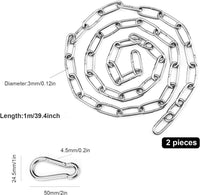 Hanging Swing Chair Chain Kit - 39.4in - image 2