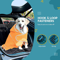 Avont Dog Bathrobe – Super Absorbent Quick-Dry Microfiber Hooded Robe – Essentials for Dogs - Yellow / X-Large - image 2