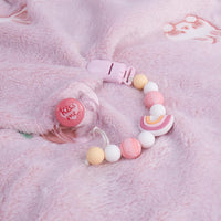 Aori pink magnetic pacifier and clip for reborn baby dolls - view 7
