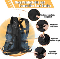 Dog Front Carrier Backpack, Adjustable Breathable Dog Backpack – Essentials for Dogs - Jet Black / Large (9-13.5lbs) - image 4