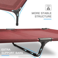 Elevated Dog Bed for Large Dogs 120lb - M (30"Lx 23"Wx6.3"H) / Red - image 2