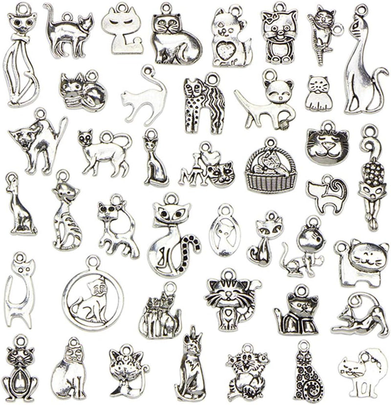 Assorted Cats Pet Charm Pendant for DIY Jewelry Making Accessaries – Essentials for Cats
