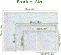 Pet Placemat for Dog and Cat - 24.5"L x 16.5"W / Donut-White - image 2